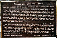 Donner women plaque Alder Creek20002