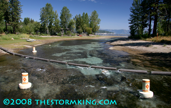 Nugget #153 D Water draining from Tahoe