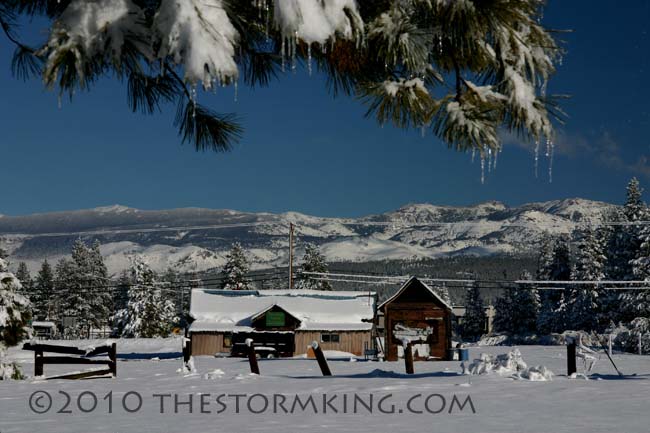 Nugget #194 Winter scene east Mt Rose