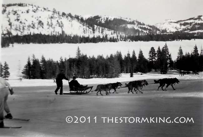 Nugget #198 Dogsled Lake Van Norden 1940s