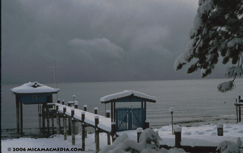 Nugget #61 B Tahoe winter pagoda pier007-01