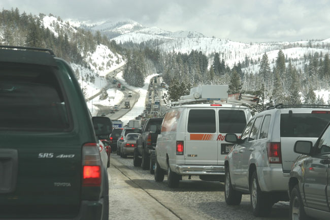 Nugget #65 A I 80 traffic eastbound to Sierra