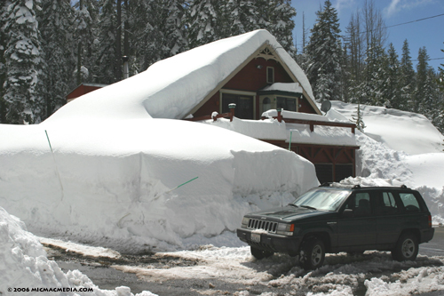 plowed driveway