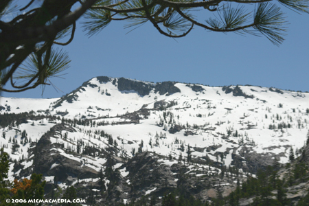 Nugget #84 C June snowpack Cascade Lake copy